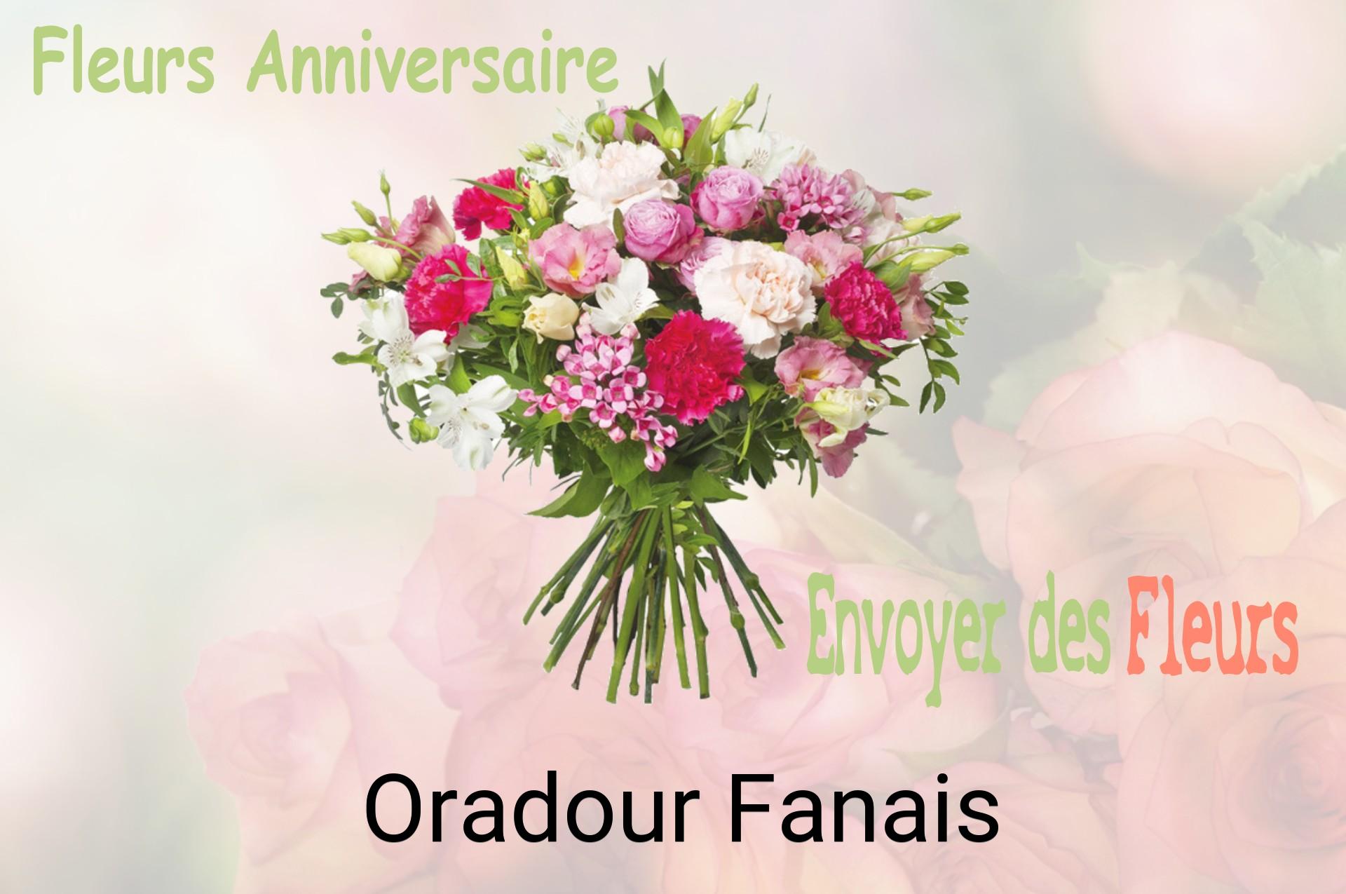 Bouquet de fleurs d’anniversaire livré à Oradour-Fanais